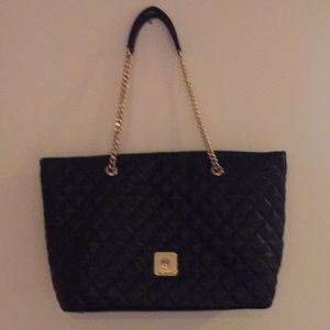 Love Moschino black quilted handbag